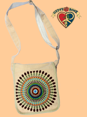 Cosmic Debris Mandala Print DJ Bag