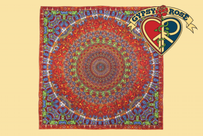 Grateful Dead Dancing Bear Circle Bandana