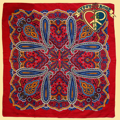 PAISLEY PRINTED BANDANA