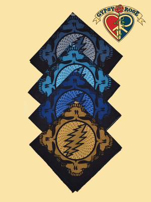 Grateful Dead Spin Your Face Syf Bandana
