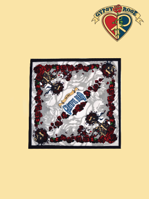 Grateful Dead Bertha And Roses Bandana