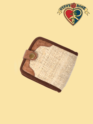 Nice Dreams Leather and Hemp Wallet