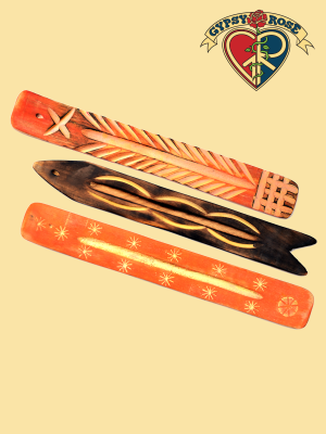 Assorted Hand Carved and Painted Incense Burner