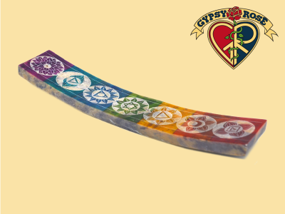 7 Chakra Stone Ashcatcher Burner