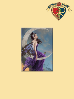 Moon Amethyst Fairy Magnet