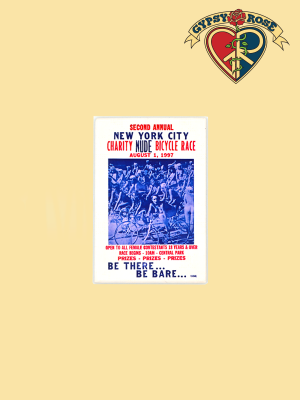 New York City Charity Nude Bicycle Race Magnet