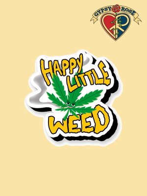 Happy Little Weed Magnet