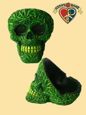 Tall Weed Skull Tray