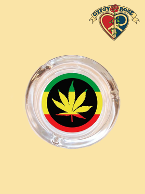 Rasta Leaf Ashtray