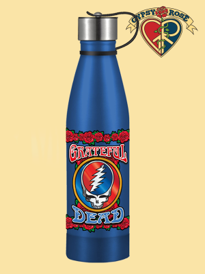 Grateful Dead Rose and SYF Steel Bottle 17 oz