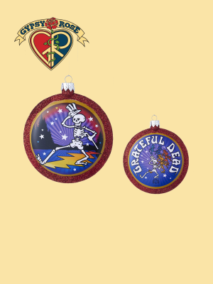 GRATEFUL DEAD DANCING SKELETON ORNAMENT