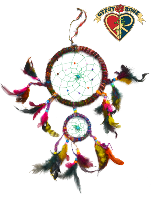 Dream It Live It Recycled Silk Double Dreamcatcher