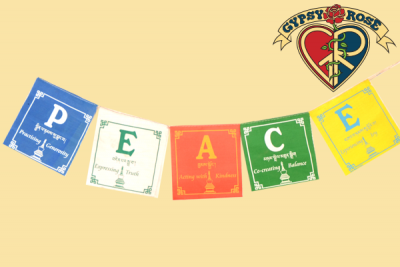 Peace Practices Small Prayer Flag