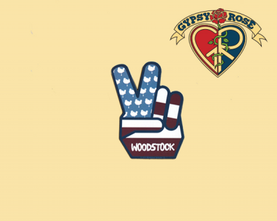 Woodstock Peace Finger Magnet