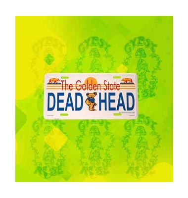 GOLDEN STATE DEADHEAD LICENSE PLATE