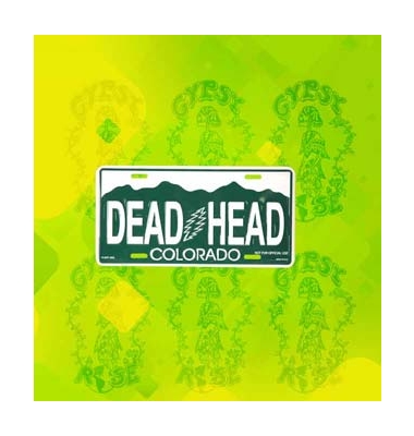 COLORADO DEADHEAD LICENSE PLATE