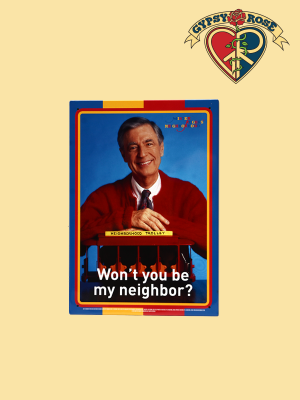 Mr Rogers Won't You Be My Neighbor Tin Signs