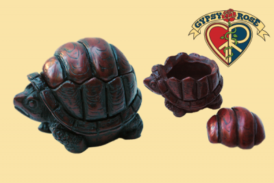 TURTLE WITH FLY JAR