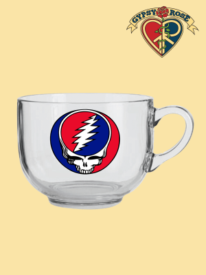 Steal Your Face Soup Glass Mug 22 oz