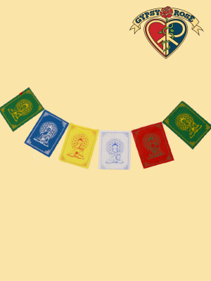Handmade Lokta Paper Buddha Flag
