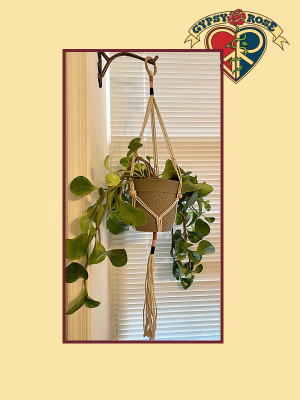 Dimensional Macrame Plant Hanger