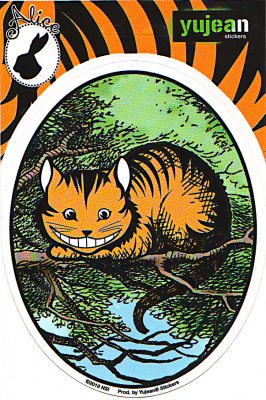 CHESHIRE CAT STICKER