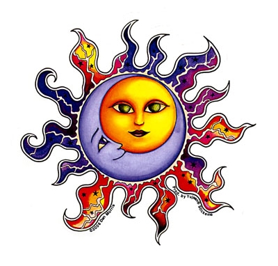 SUN & MOON WINDOW STICKER