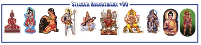 Hindu / Buddhist Gods and Goddesses Small Assortment Sticker
