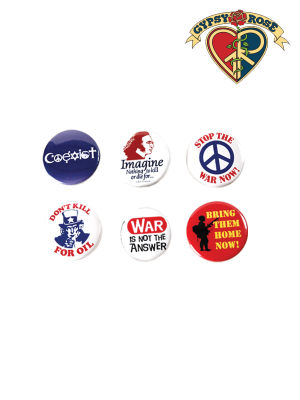 ASSORTED POLITICAL BUTTONS