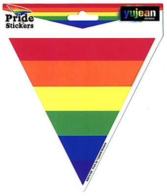 TRIANGLE RAINBOW STICKER