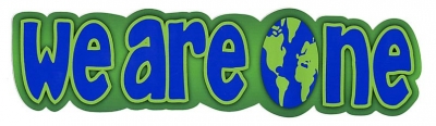 WE ARE ONE BUMPER STICKER