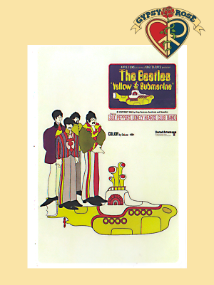 Beatles Yellow Submarine Sticker