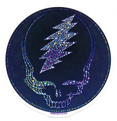 Grateful Dead Steal Your Face Sparkling Sticker