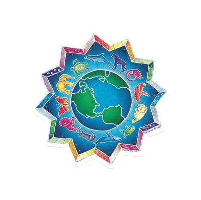 Animal Medallion Sticker