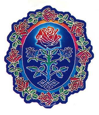 THE  ROSE STICKER
