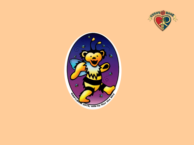 Bumble Bee Bear Sticker