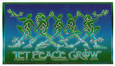 Let Peace Grow Sticker