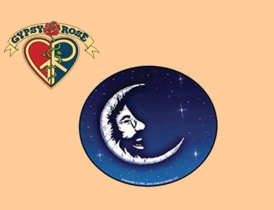 GRATEFUL DEAD MOONFACE JERRY STICKER