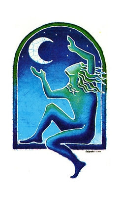 MOONCATCHER BATIK STICKER