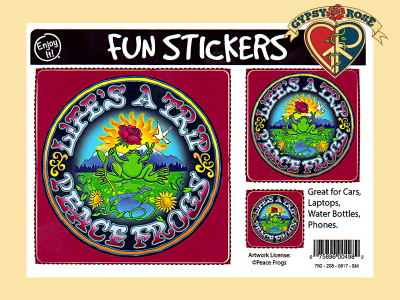 Life'S A Trip  3 Asst Sizes Sticker
