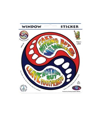 Foot Print Sticker