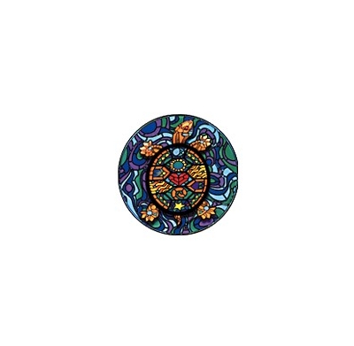 MOSAIC TURTLE WINDOW STICKER