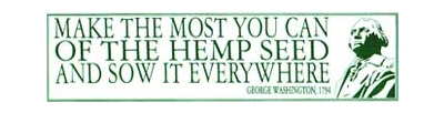MAKE THE MOST OF THE HEMP SEED.... BUMPER STICKER