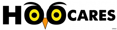 HOO CARES BUMPER STICKER