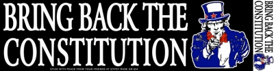 Bring Back The Constitution Sticker