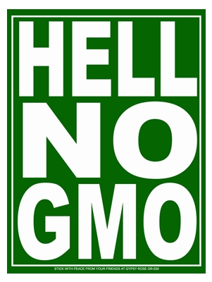 Hell No GMO Sticker