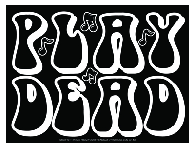 Play Dead Sticker