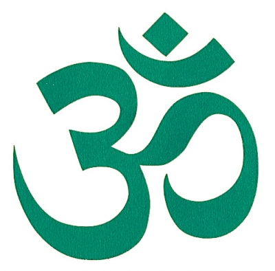 3-inch Om Of Compassion Cutout Sticker