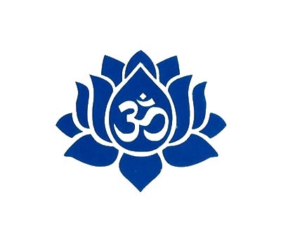 Small Om In Lotus Sticker