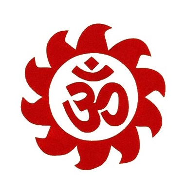 Om In Sun Sticker